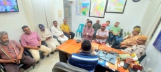 শ্রীমঙ্গলে আইনশৃঙ্খলা পরিস্থিতি নিয়ে সাংবাদিকদের সঙ্গে ওসির মতবিনিময়