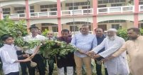 বিষ্ণুপুরে পাঁচ শ' শিক্ষার্থীর মাঝে গাছের চারা বিতরণ