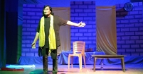 চাঁদপুরে এই প্রথম ‘পুনর্জন্ম’ নাটকে গোবিন্দ মন্ডলের একক অভিনয়ে মুগ্ধ দর্শক
