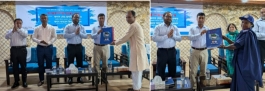 জন্ম-মৃত্যু নিবন্ধনে চাঁদপুর জেলায় প্রথম মতলব উত্তরের শ্যামল চন্দ্র দাস ও রীনা বেগম