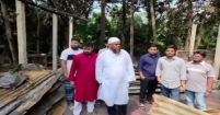 চাঁদপুর গ্রামে অগ্নিকাণ্ডে ক্ষতিগ্রস্ত স্থান পরিদর্শনে জুয়েল মিজি