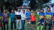 মতলব উত্তরে মাদকবিরোধী সচেতনতা বৃদ্ধিতে প্রীতি ফুটবল ম্যাচ ও গাছের চারা বিতরণ