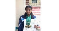 জেলা পর্যায়ের সাঁতারে হ্যাট্রিক প্রথম আক্কাস আলী একাডেমির মরিয়ম