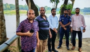 হাজীগঞ্জে জলাশয় ভরাটের দায়ে ড্রেজার পাইপ ধ্বংস