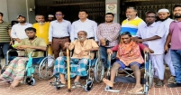 এমপি শেখ ফরিদ আহম্মেদ মানিকের অনুপ্রেরণায় পঞ্চম বারের মতো বিনামূল্যে হুইল চেয়ার বিতরণ
