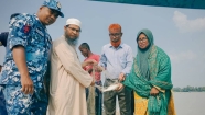 হাইমচরে যৌথ অভিযানে ৫ হাজার মিটার কারেন্ট জাল জব্দ, ৮টি মা ইলিশ অবমুক্ত