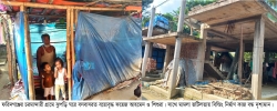 ফরিদগঞ্জে মামলা জটিলতায় বন্ধ ভবনের কাজ : ঝুপড়ি ঘরে বৃদ্ধ ও শিশুদের মানবেতর জীবন