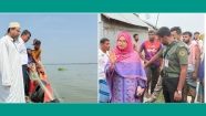মতলব উত্তরে ৩০ হাজার মিটার কারেন্ট জাল ও ২৮ কেজি ইলিশ জব্দ, আটক ৪