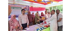 হাজীগঞ্জে প্রধান শিক্ষক নাছিমা আকতারের রাজকীয় বিদায় সংবর্ধনা