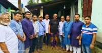 শ্রীমঙ্গলে সড়ক দুর্ঘটনায় আহত বিএনপি কর্মীর পাশে হাজী মুজিব