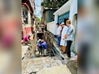 মতলব পৌরসভার বিভিন্ন উন্নয়নমূলক কর্মকাণ্ড পরিদর্শনে ইউএনও আমজাদ হোসেন