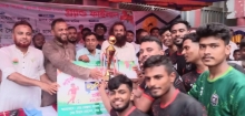 যুবসমাজকে মাদক ও মোবাইল আসক্তি থেকে দূরে রাখতে খেলাধুলার বিকল্প নেই