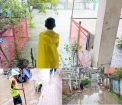 টানা বৃষ্টিতে শহরে জলাবদ্ধতা, ভোগান্তিতে শিক্ষার্থী ও সাধারণ মানুষ