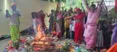 বাবুরহাট নান্টু দে’র বাড়িতে বার্ষিক শ্রীশ্রী গীতা যজ্ঞ অনুষ্ঠিত