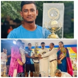 ভারতে বিশ্বের দীর্ঘতম ৮১ কিলোমিটার সাঁতার প্রতিযোগিতায় দ্বিতীয় হলেন চাঁদপুরের নুরুল ইসলাম